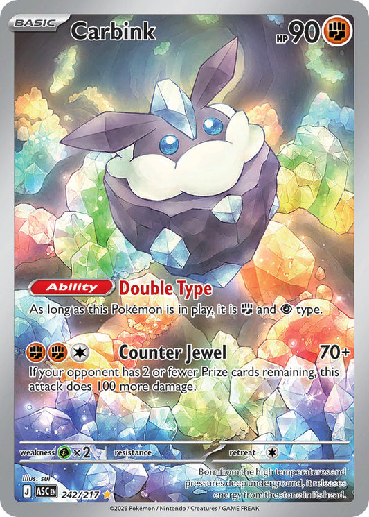Carbink 242/217 - POKEMON MEGA EVOLUTION: ASCENDED HEROES