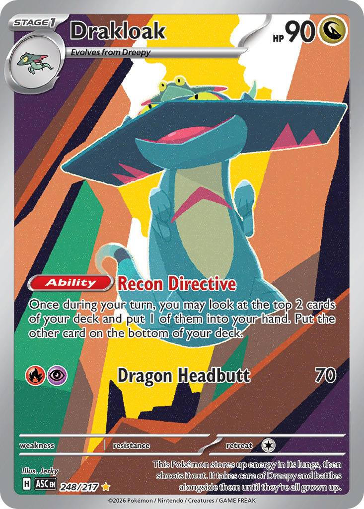 Drakloak 248/217 - POKEMON MEGA EVOLUTION: ASCENDED HEROES - Pokemon Single Card