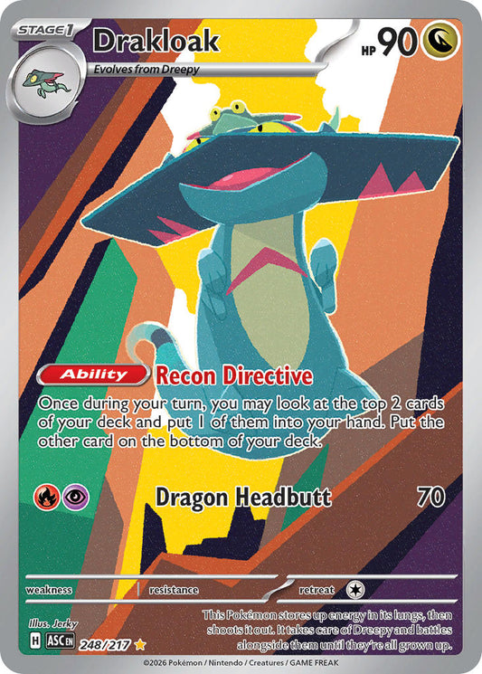 Drakloak 248/217 - POKEMON MEGA EVOLUTION: ASCENDED HEROES - Pokemon Single Card