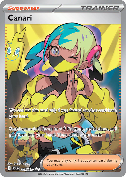 Canari 257/217 - POKEMON MEGA EVOLUTION: ASCENDED HEROES - Pokemon Single Card
