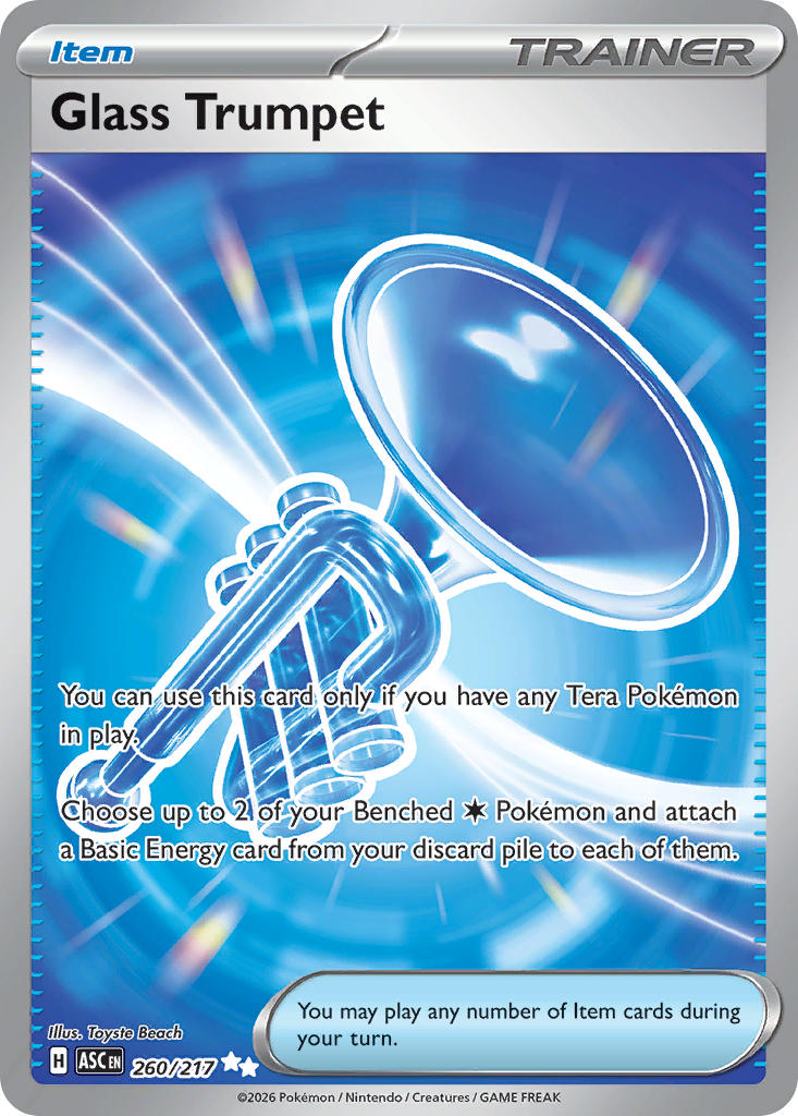 Glass Trumpet 260/217 - POKEMON MEGA EVOLUTION: ASCENDED HEROES - Pokemon Single Card