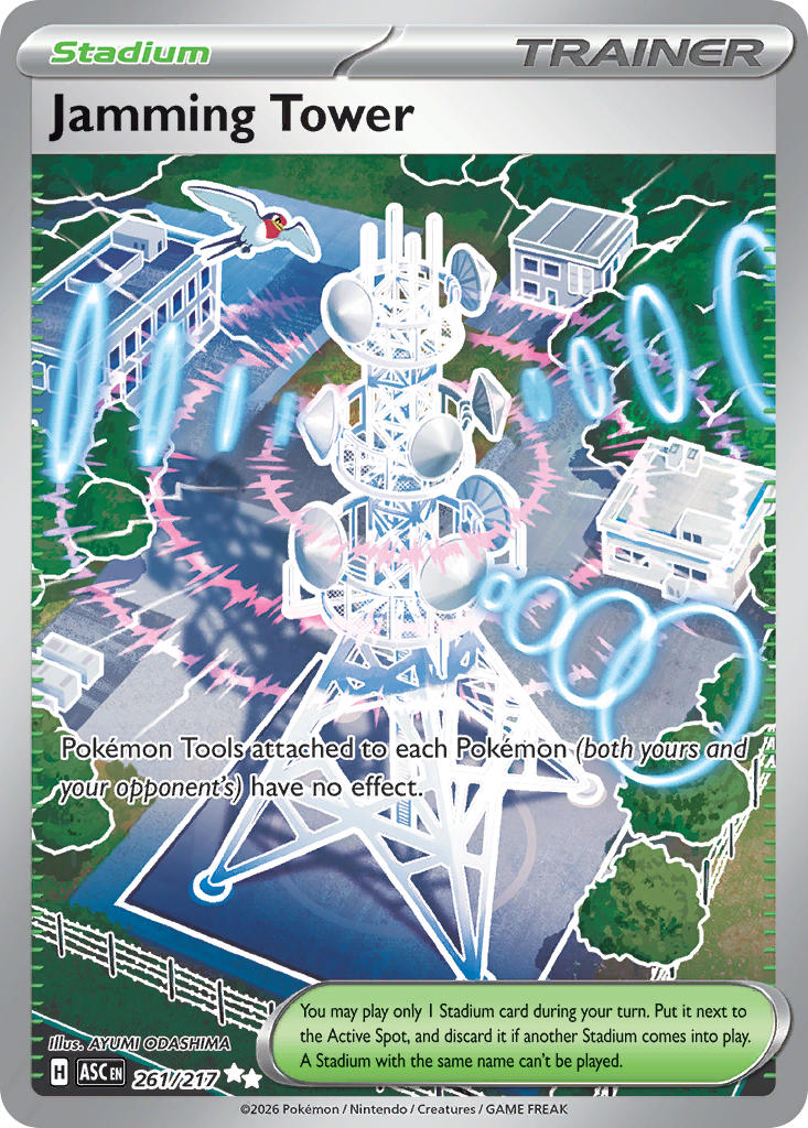 Jamming Tower 261/217 - POKEMON MEGA EVOLUTION: ASCENDED HEROES
