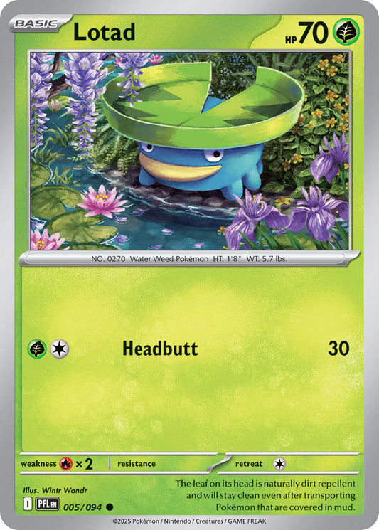 Lotad 005/094 - POKEMON MEGA EVOLUTION: PHANTASMAL FLAMES