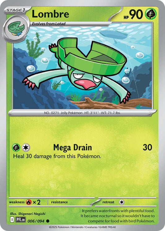 Lombre 006/094 - POKEMON MEGA EVOLUTION: PHANTASMAL FLAMES