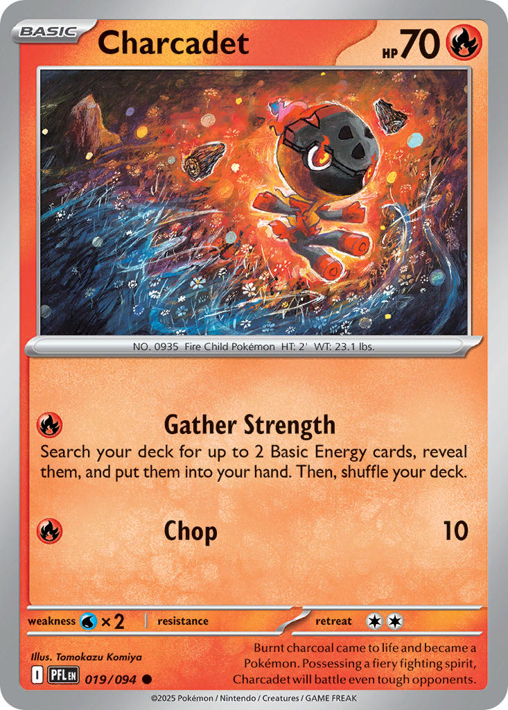 Charcadet 019/094 - POKEMON MEGA EVOLUTION: PHANTASMAL FLAMES