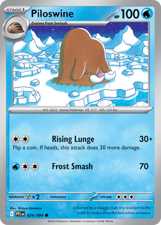 Piloswine 024/094 - POKEMON MEGA EVOLUTION: PHANTASMAL FLAMES
