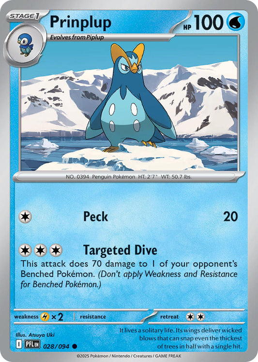 Prinplup 028/094 - POKEMON MEGA EVOLUTION: PHANTASMAL FLAMES
