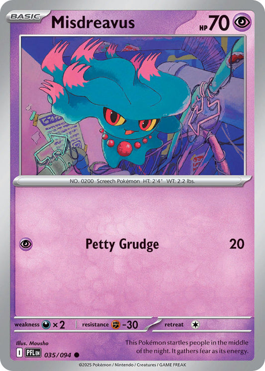 Misdreavus 035/094 - POKEMON MEGA EVOLUTION: PHANTASMAL FLAMES