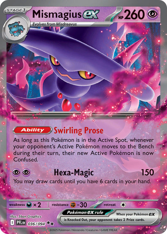 Mismagius ex 036/094 - POKEMON MEGA EVOLUTION: PHANTASMAL FLAMES