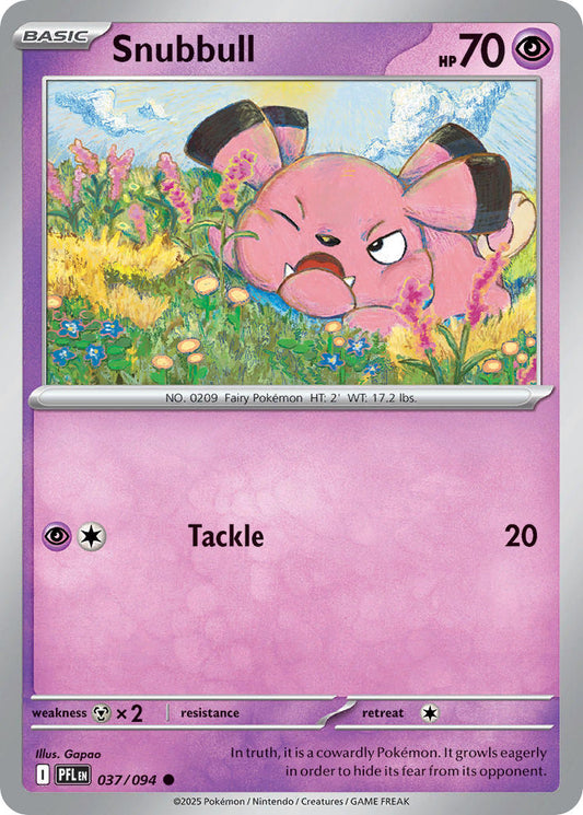Snubbull 037/094 - POKEMON MEGA EVOLUTION: PHANTASMAL FLAMES
