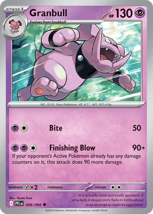 Granbull 038/094 - POKEMON MEGA EVOLUTION: PHANTASMAL FLAMES
