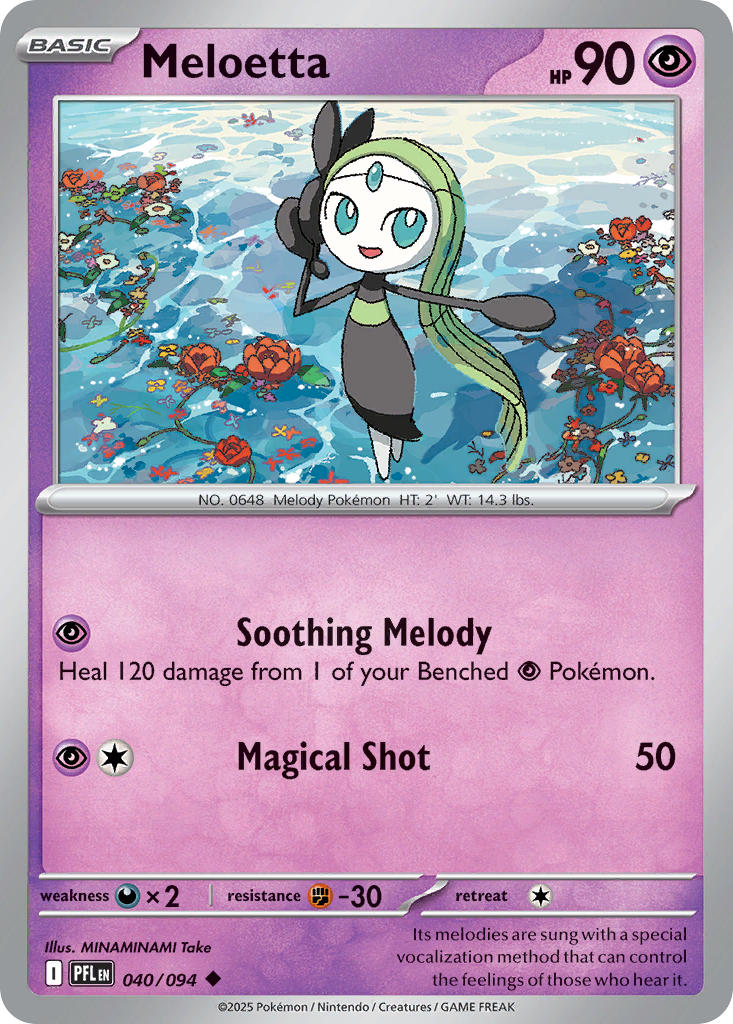 Meloetta 040/094 - POKEMON MEGA EVOLUTION: PHANTASMAL FLAMES