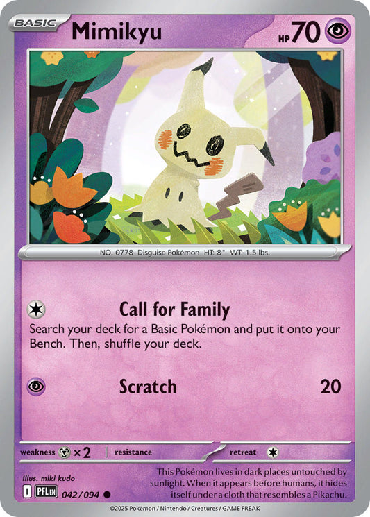 Mimikyu 042/094 - POKEMON MEGA EVOLUTION: PHANTASMAL FLAMES