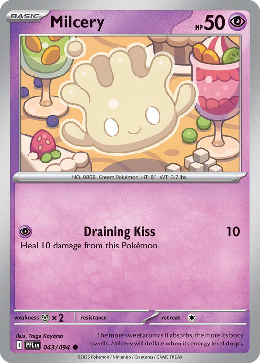 Milcery 043/094 - POKEMON MEGA EVOLUTION: PHANTASMAL FLAMES