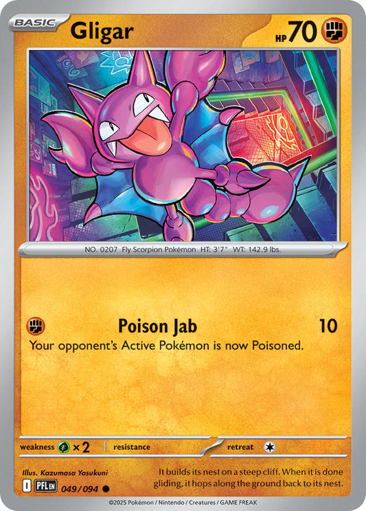 Gligar 049/094 - POKEMON MEGA EVOLUTION: PHANTASMAL FLAMES