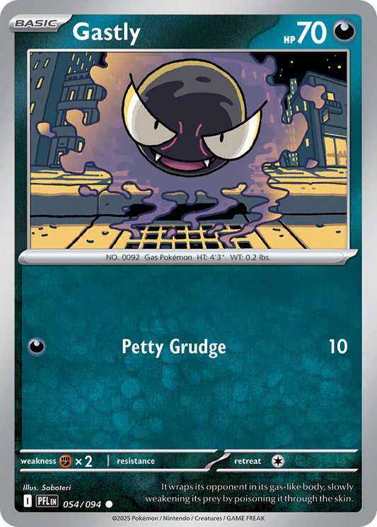 Gastly 054/094 - POKEMON MEGA EVOLUTION: PHANTASMAL FLAMES