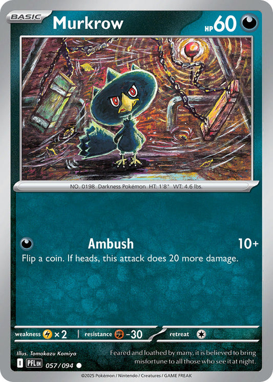 Murkrow 057/094 - POKEMON MEGA EVOLUTION: PHANTASMAL FLAMES