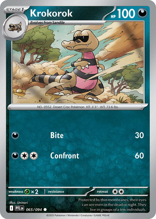 Krokorok 065/094 - POKEMON MEGA EVOLUTION: PHANTASMAL FLAMES