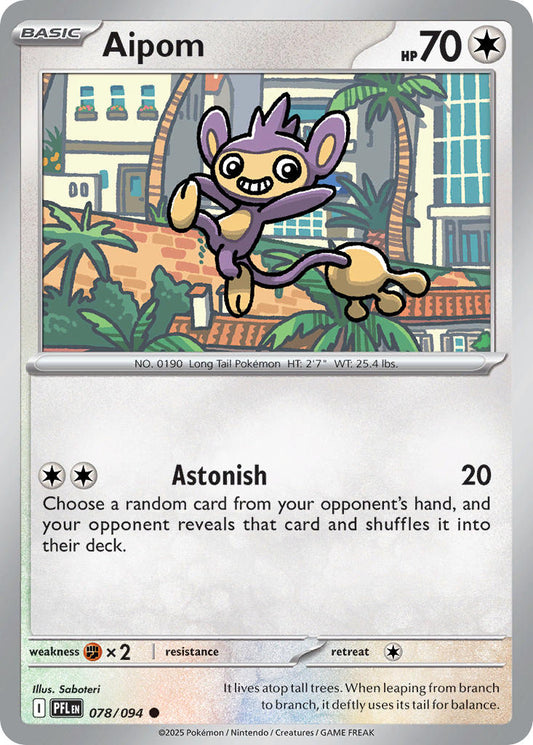 Aipom 078/094 - POKEMON MEGA EVOLUTION: PHANTASMAL FLAMES