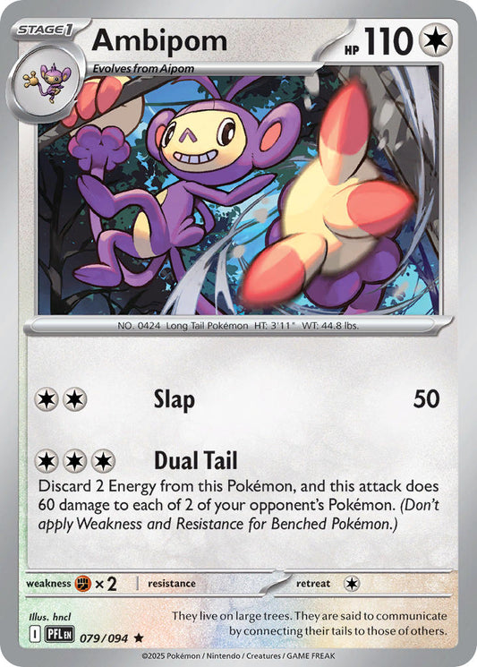 Ambipom 079/094 - POKEMON MEGA EVOLUTION: PHANTASMAL FLAMES