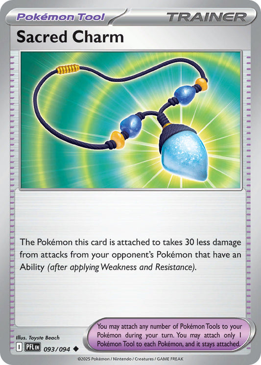 Sacred Charm 093/094 - POKEMON MEGA EVOLUTION: PHANTASMAL FLAMES
