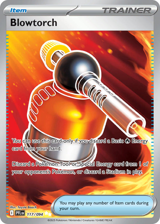 Blowtorch 117/094 - POKEMON MEGA EVOLUTION: PHANTASMAL FLAMES - Pokemon Single Card