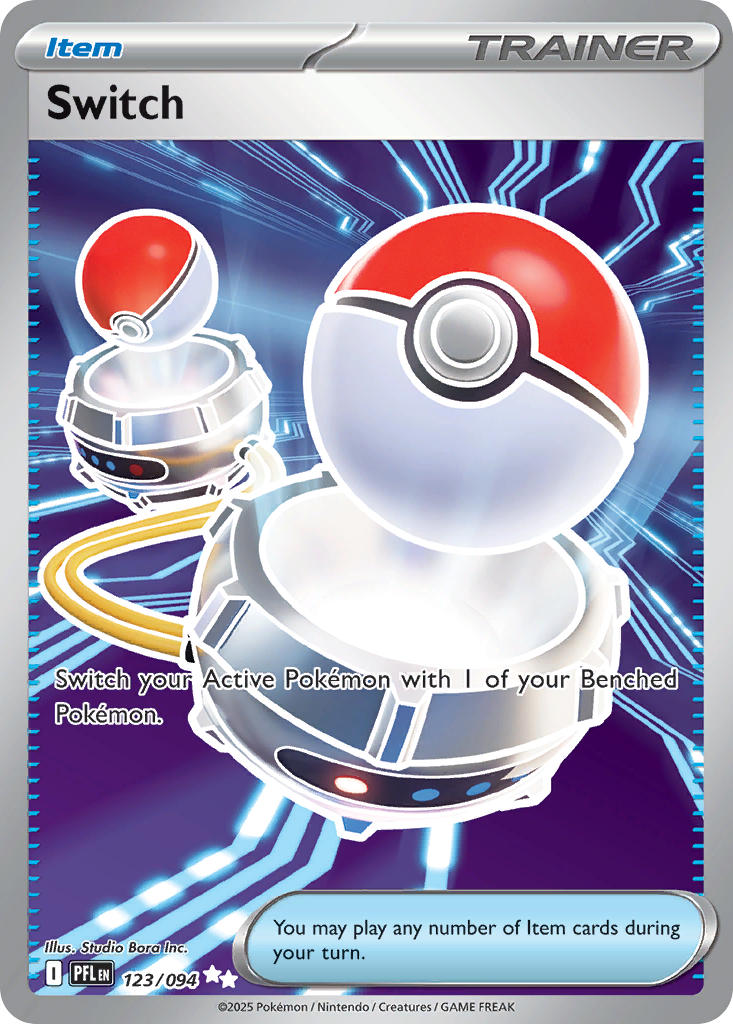 Switch 123/094 - POKEMON MEGA EVOLUTION: PHANTASMAL FLAMES - Pokemon Single Card