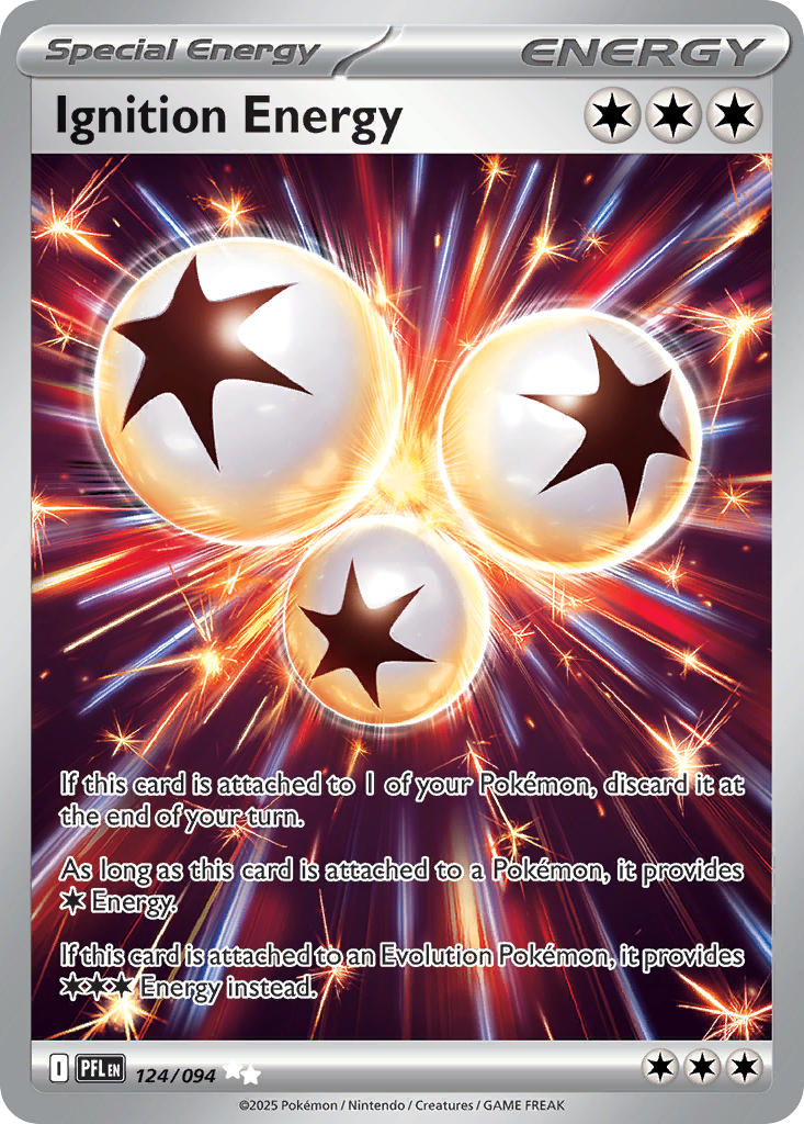 Ignition Energy 124/094 - POKEMON MEGA EVOLUTION: PHANTASMAL FLAMES - Pokemon Single Card