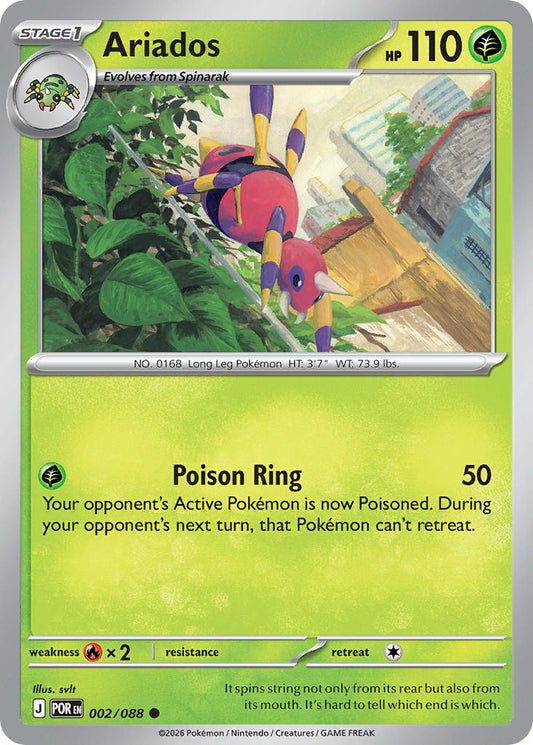Ariados 002/088 - POKEMON MEGA EVOLUTION: PERFECT ORDER