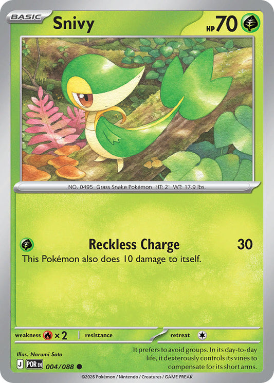 Snivy 004/088 - POKEMON MEGA EVOLUTION: PERFECT ORDER