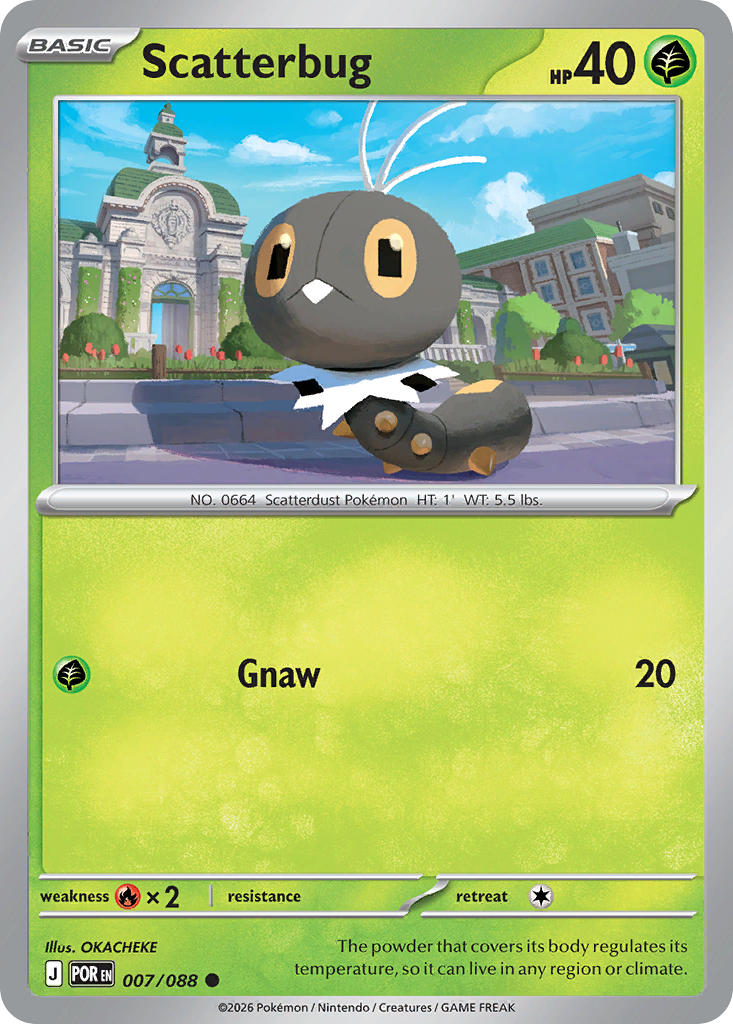 Scatterbug 007/088 - POKEMON MEGA EVOLUTION: PERFECT ORDER