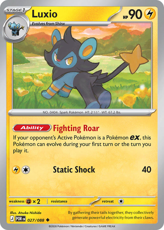 Luxio 027/088 - POKEMON MEGA EVOLUTION: PERFECT ORDER