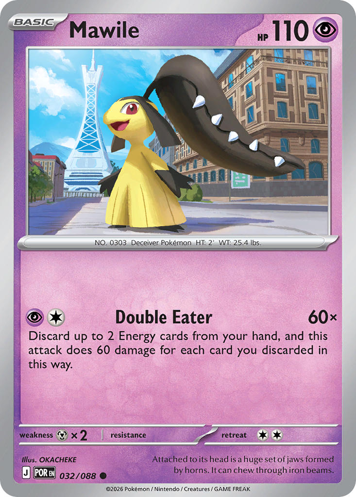 Mawile 032/088 - POKEMON MEGA EVOLUTION: PERFECT ORDER - Pokemon Single Card