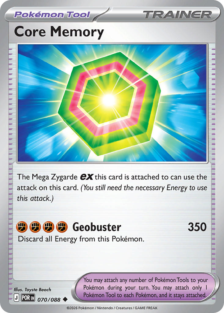 Core Memory 070/088 - POKEMON MEGA EVOLUTION: PERFECT ORDER