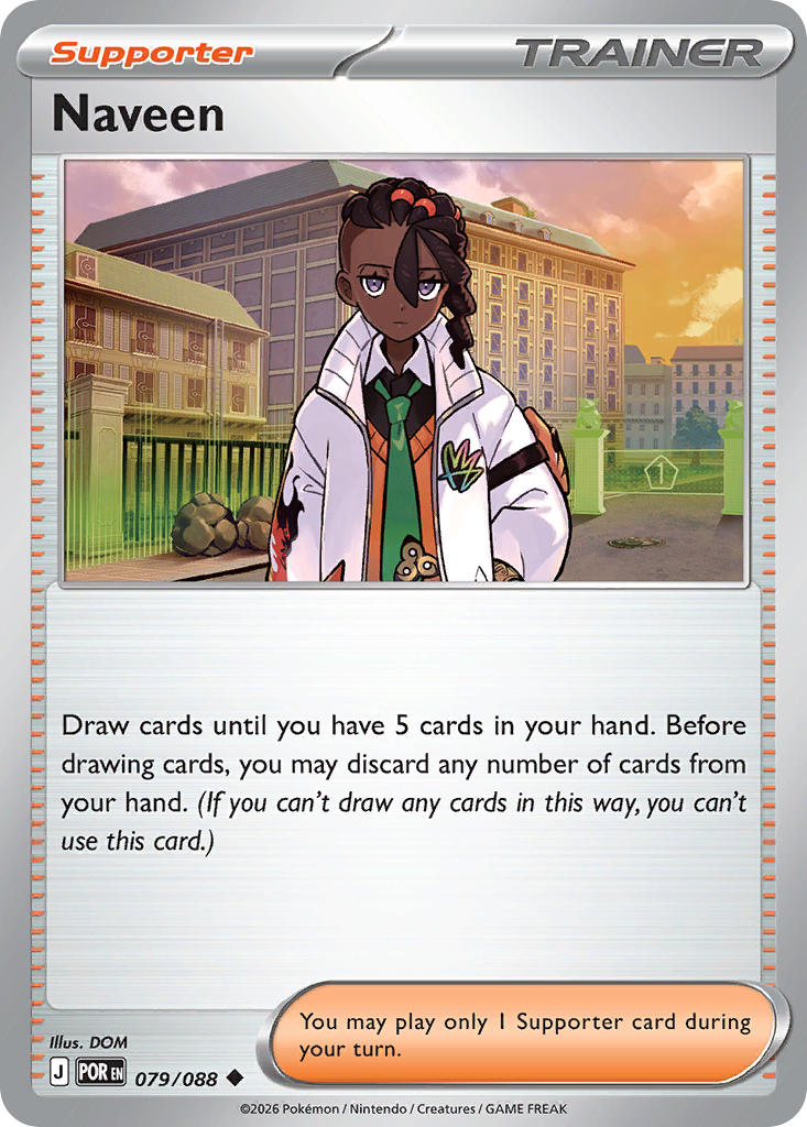 Naveen 079/088 - POKEMON MEGA EVOLUTION: PERFECT ORDER