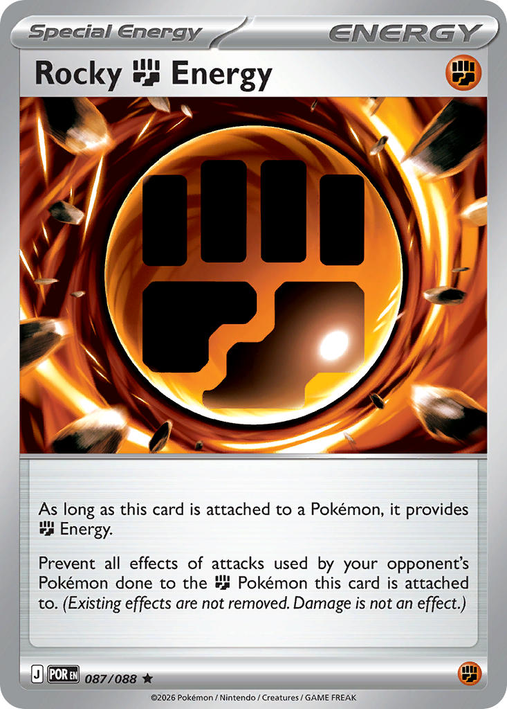 Growing Fighting Energy 087/088 - POKEMON MEGA EVOLUTION: PERFECT ORDER - Pokemon Single Card