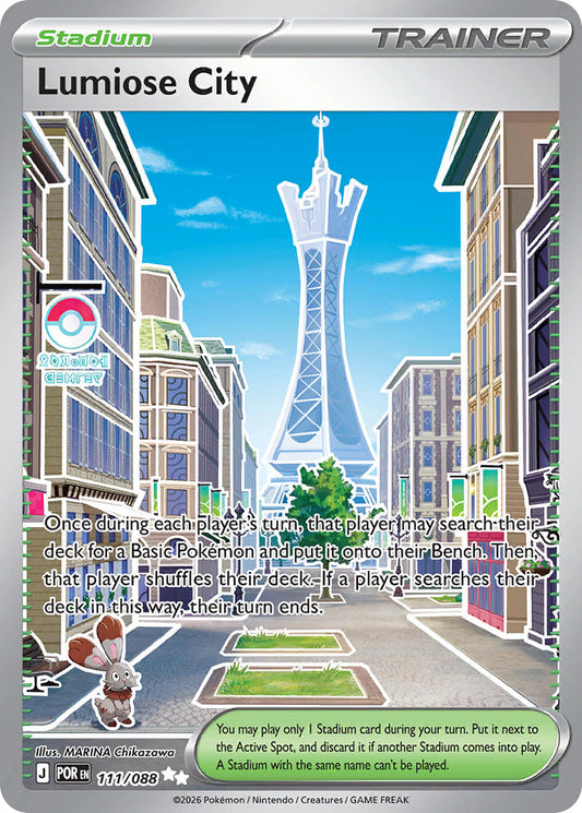 Lumiose City 111/088 - POKEMON MEGA EVOLUTION: PERFECT ORDER - Pokemon Single Card