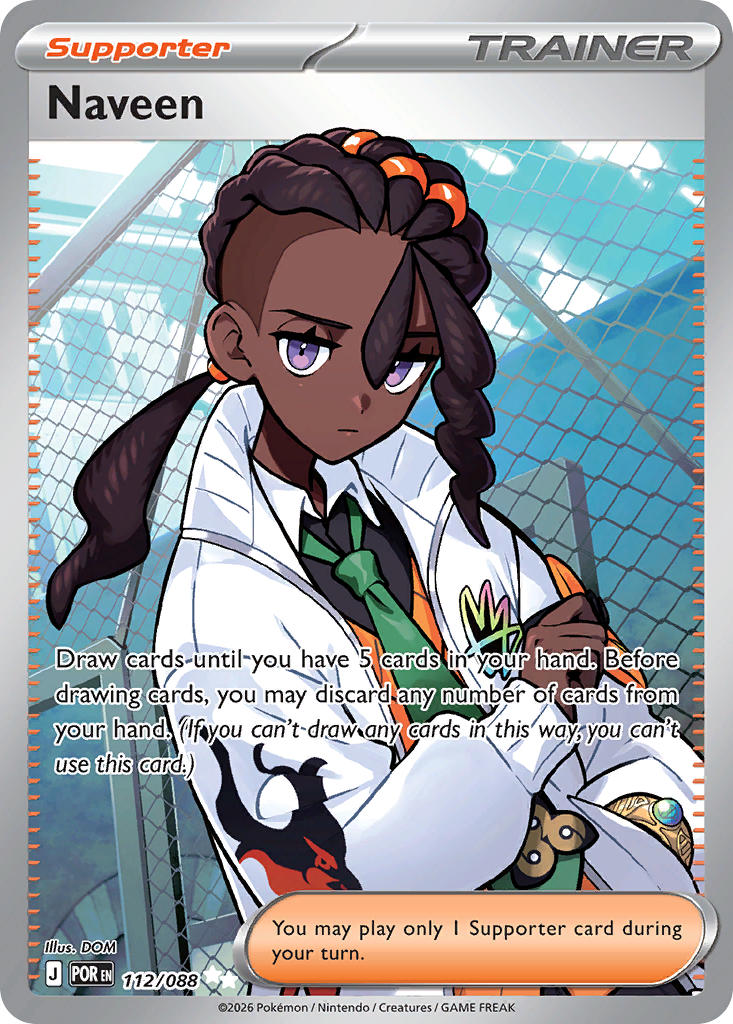 Naveen 112/088 - POKEMON MEGA EVOLUTION: PERFECT ORDER - Pokemon Single Card