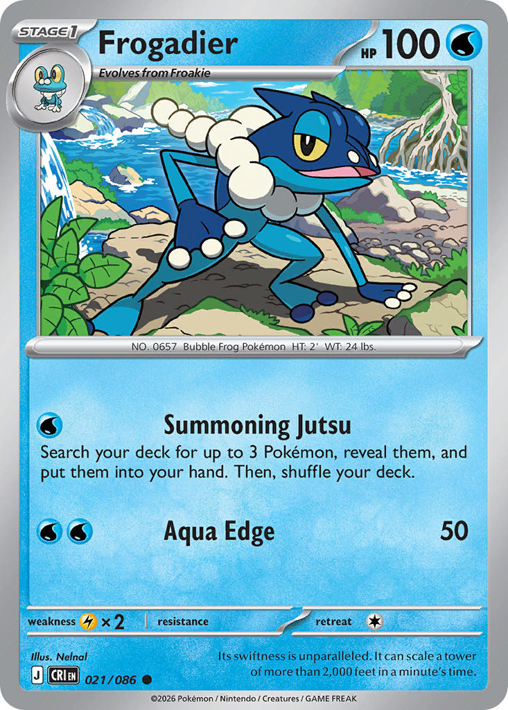 Frogardier 021/086 - POKEMON MEGA EVOLUTION: CHAOS RISING