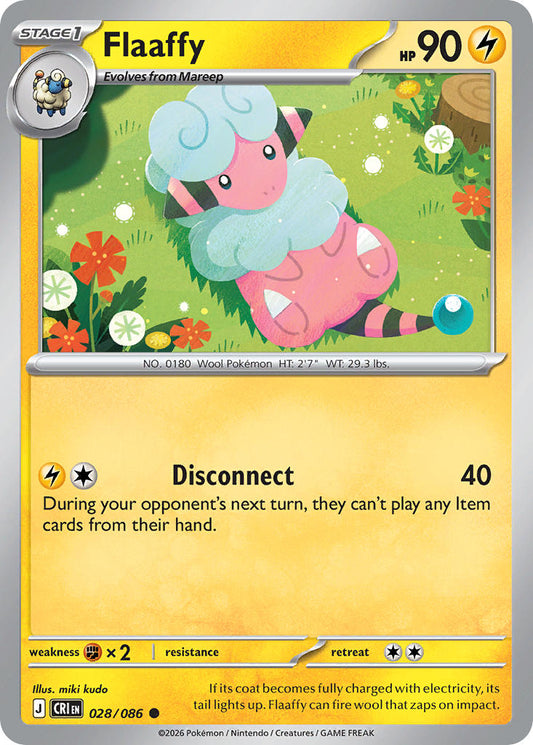 Flaaffy 028/086 - POKEMON MEGA EVOLUTION: CHAOS RISING