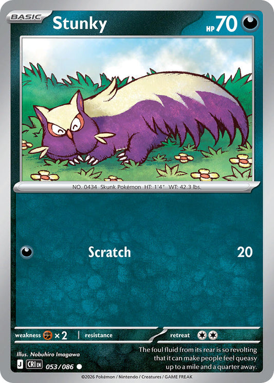Stunky 053/086 - POKEMON MEGA EVOLUTION: CHAOS RISING