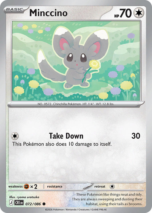 Minccino 072/086 - POKEMON MEGA EVOLUTION: CHAOS RISING
