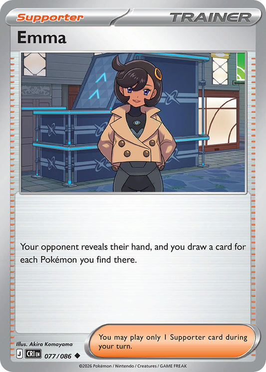 Emma 077/086 - POKEMON MEGA EVOLUTION: CHAOS RISING