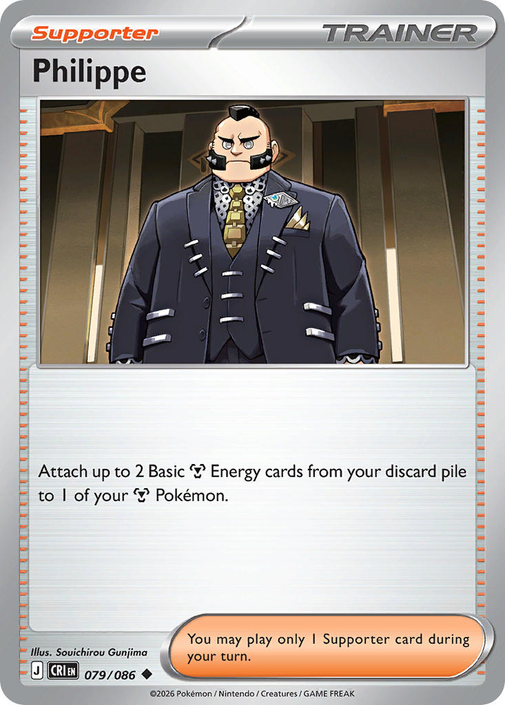 Philippe 079/086 - POKEMON MEGA EVOLUTION: CHAOS RISING