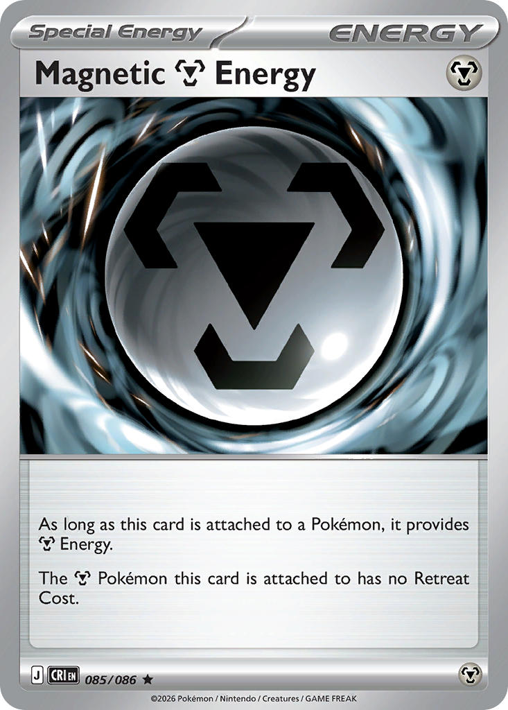 Magnetic Metal Energy 085/086 - POKEMON MEGA EVOLUTION: CHAOS RISING