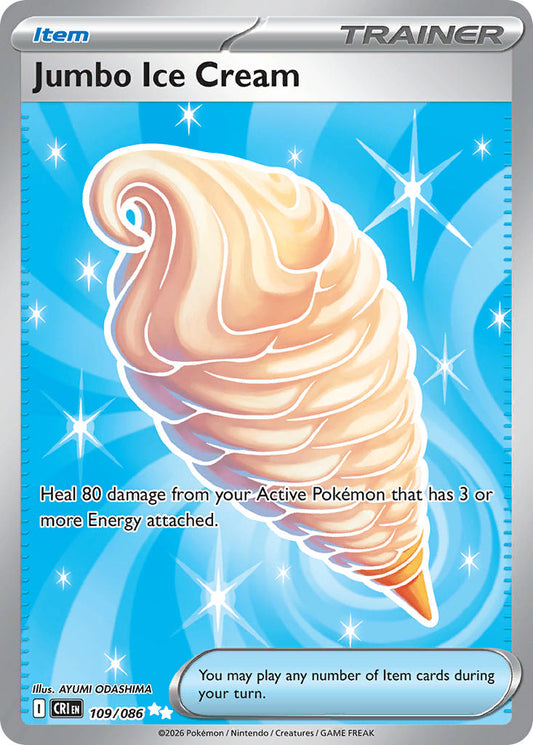 Jumbo Ice Cream 109/086 - POKEMON MEGA EVOLUTION: CHAOS RISING - Pokemon Single Card