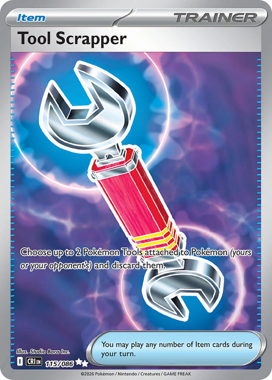 Tool Scrapper 115/086 - POKEMON MEGA EVOLUTION: CHAOS RISING - Pokemon Single Card