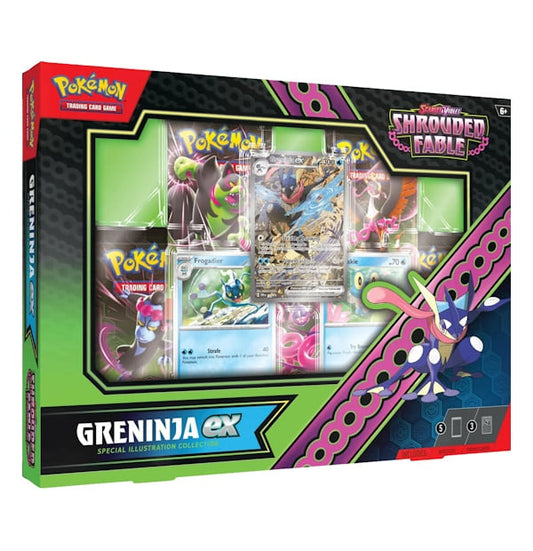 PRE-ORDER - Pokemon Scarlet & Violet: Shrouded Fable special collection box - Greninja ex (Release date: August 2nd, 2024)