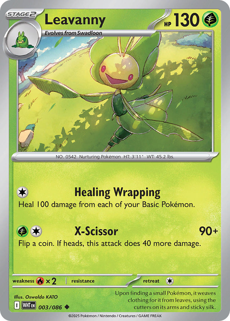 Leavanny 003/086 - POKEMON SCARLET & VIOLET: WHITE FLARE