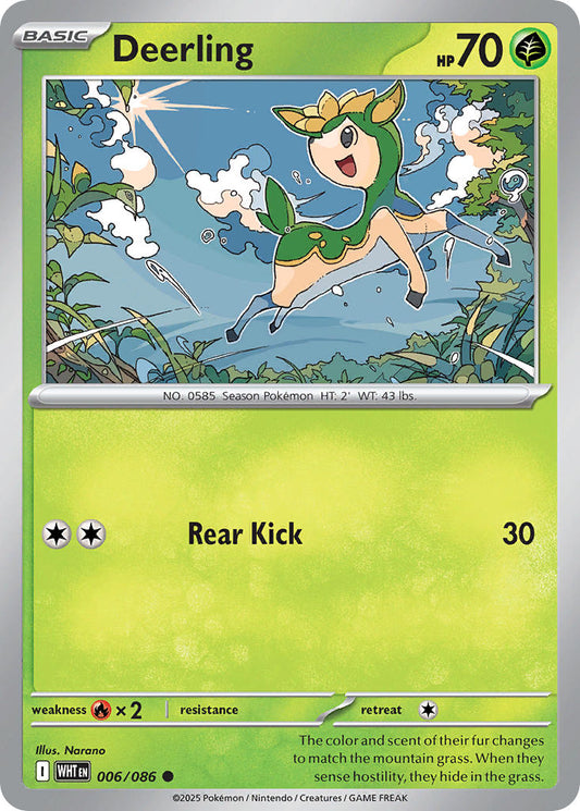 Deerling 006/086 - POKEMON SCARLET & VIOLET: WHITE FLARE